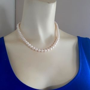 Genuine Cultured Pearl Necklace, 16 Inches